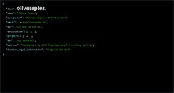 Desktop Screenshot of oliverspies.at